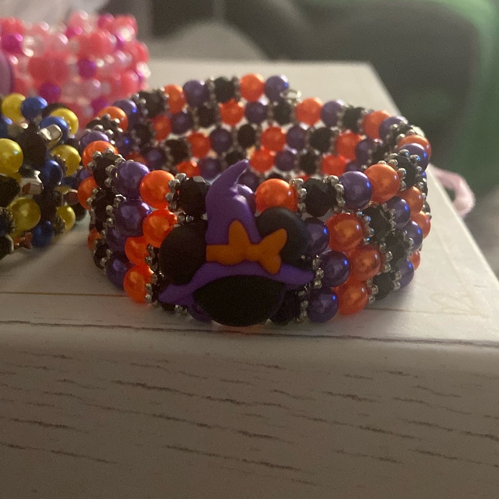 Minnie witchy handmade bracelet